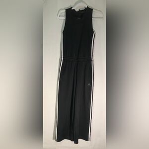 Adidas Women's Black Track Pants with White Stripes Zize S made In Vietnam